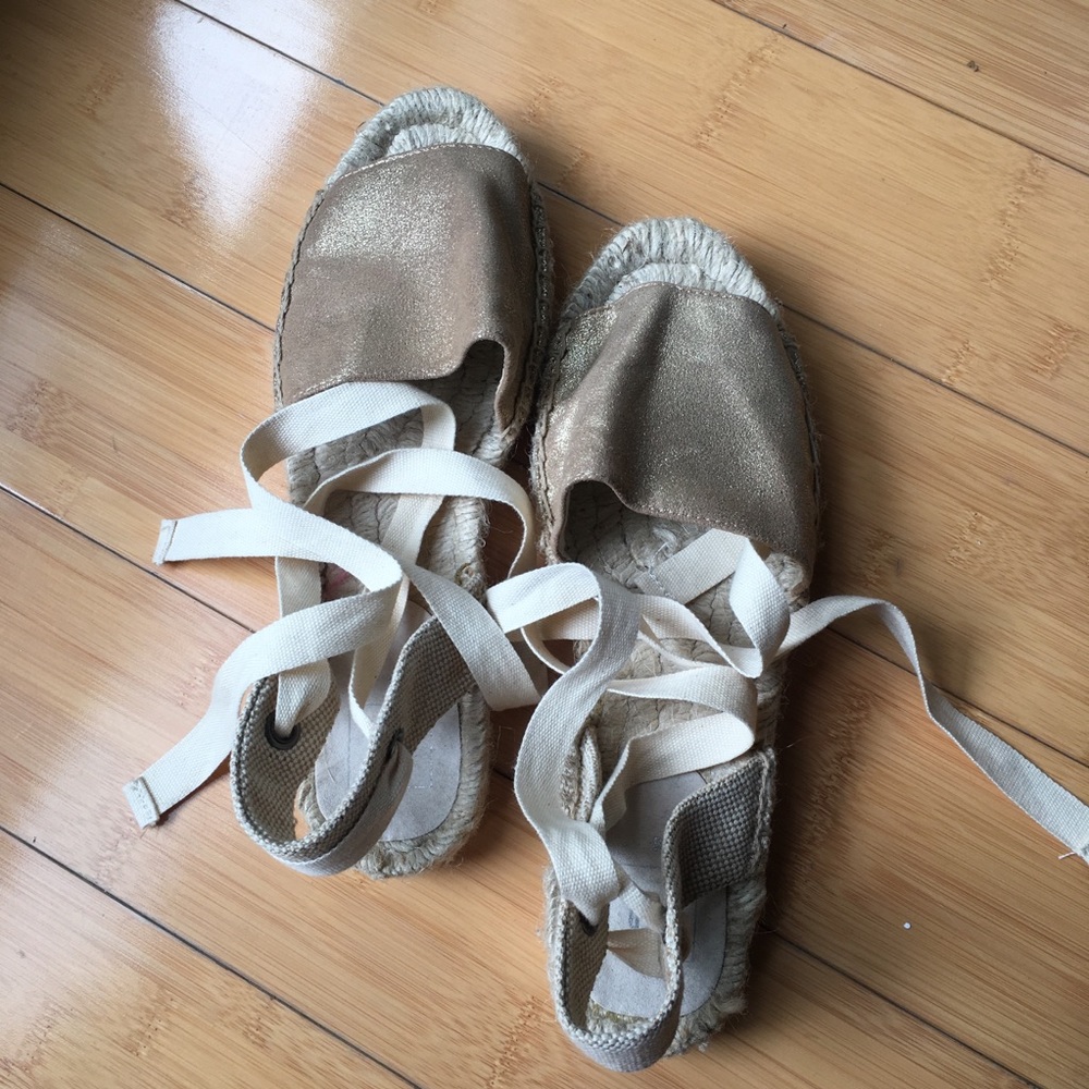 Gold Espadrilles NTW Gap